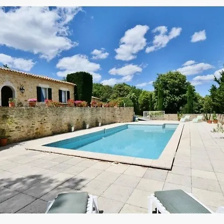Mas Piscine Au Milieu Des Vignes Avec Vue Magique * Saint-Andre-d'Olerargues