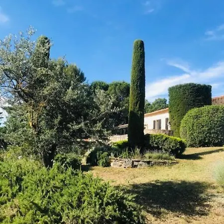 Mas Piscine Au Milieu Des Vignes Avec Vue Magique Saint-Andre-d'Olerargues