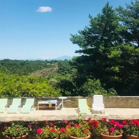 Mas Piscine Au Milieu Des Vignes Avec Vue Magique Villa Saint-Andre-d'Olerargues