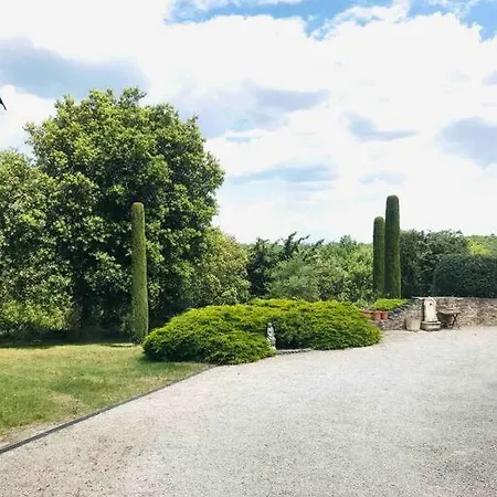 Βίλα Mas Piscine Au Milieu Des Vignes Avec Vue Magique Saint-Andre-d'Olerargues