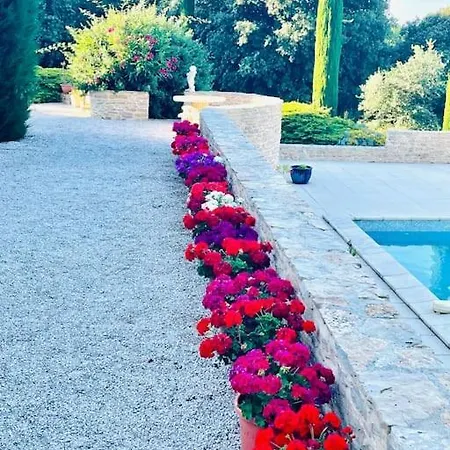 Βίλα Mas Piscine Au Milieu Des Vignes Avec Vue Magique