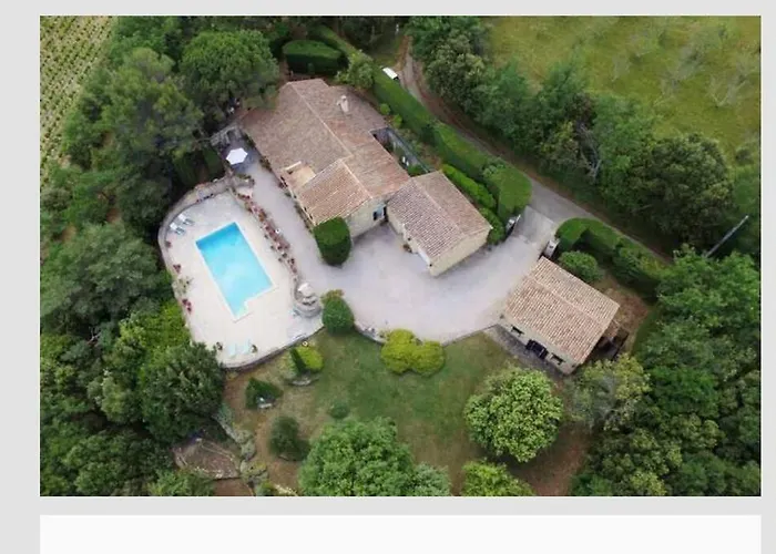 Villa Mas Piscine Au Milieu Des Vignes Avec Vue Magique Saint-Andre-d'Olerargues