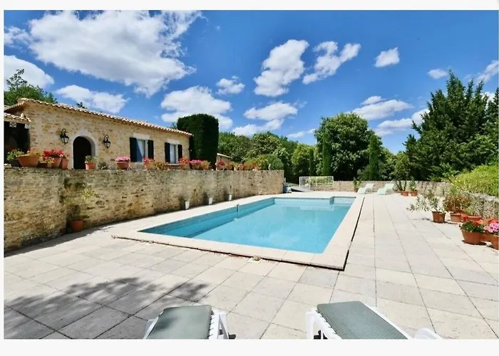 Mas Piscine Au Milieu Des Vignes Avec Vue Magique * Saint-Andre-d'Olerargues