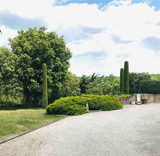 Villa Mas Piscine Au Milieu Des Vignes Avec Vue Magique Saint-Andre-d'Olerargues