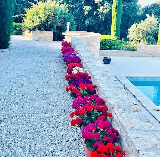 Villa Mas Piscine Au Milieu Des Vignes Avec Vue Magique